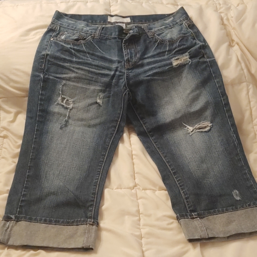 Maurice's Crop Jean, Size 7/8